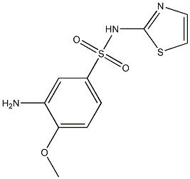 3-amino-4-methoxy-N-(1,3-thiazol-2-yl)benzene-1-sulfonamide
