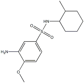 3-amino-4-methoxy-N-(2-methylcyclohexyl)benzene-1-sulfonamide Structure