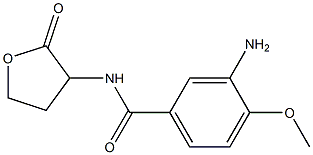  3-amino-4-methoxy-N-(2-oxooxolan-3-yl)benzamide