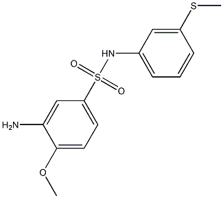 3-amino-4-methoxy-N-[3-(methylsulfanyl)phenyl]benzene-1-sulfonamide|