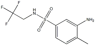 3-amino-4-methyl-N-(2,2,2-trifluoroethyl)benzene-1-sulfonamide Struktur