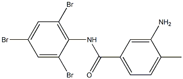 3-amino-4-methyl-N-(2,4,6-tribromophenyl)benzamide Structure