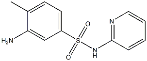 3-amino-4-methyl-N-(pyridin-2-yl)benzene-1-sulfonamide 化学構造式