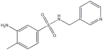 3-amino-4-methyl-N-(pyridin-3-ylmethyl)benzene-1-sulfonamide