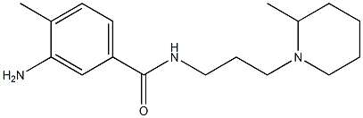  3-amino-4-methyl-N-[3-(2-methylpiperidin-1-yl)propyl]benzamide