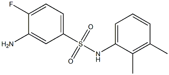 3-amino-N-(2,3-dimethylphenyl)-4-fluorobenzene-1-sulfonamide Structure