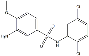  3-amino-N-(2,5-dichlorophenyl)-4-methoxybenzene-1-sulfonamide