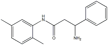 3-amino-N-(2,5-dimethylphenyl)-3-phenylpropanamide