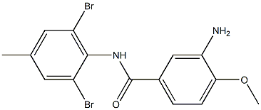 3-amino-N-(2,6-dibromo-4-methylphenyl)-4-methoxybenzamide|