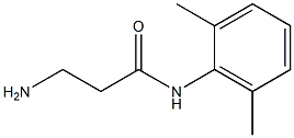 3-amino-N-(2,6-dimethylphenyl)propanamide Structure