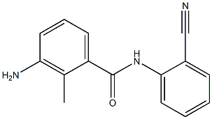 3-amino-N-(2-cyanophenyl)-2-methylbenzamide Structure
