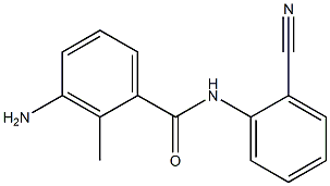  3-amino-N-(2-cyanophenyl)-2-methylbenzamide