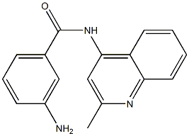 3-amino-N-(2-methylquinolin-4-yl)benzamide Structure