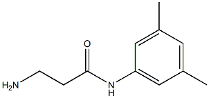 3-amino-N-(3,5-dimethylphenyl)propanamide Structure