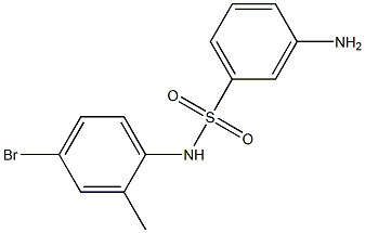  3-amino-N-(4-bromo-2-methylphenyl)benzene-1-sulfonamide