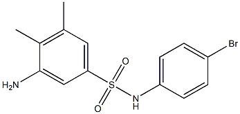 3-amino-N-(4-bromophenyl)-4,5-dimethylbenzene-1-sulfonamide