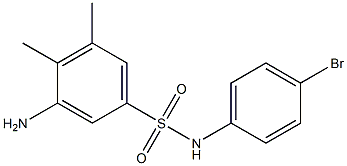  3-amino-N-(4-bromophenyl)-4,5-dimethylbenzene-1-sulfonamide