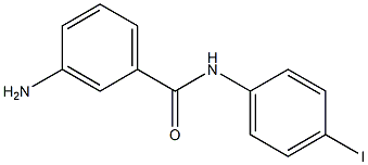 3-amino-N-(4-iodophenyl)benzamide 结构式