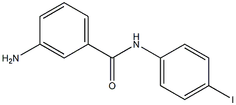 3-amino-N-(4-iodophenyl)benzamide,,结构式