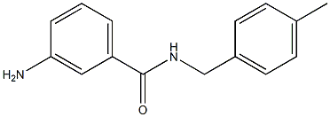 3-amino-N-(4-methylbenzyl)benzamide Structure