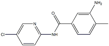 3-amino-N-(5-chloropyridin-2-yl)-4-methylbenzamide 化学構造式