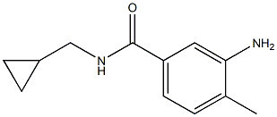 3-amino-N-(cyclopropylmethyl)-4-methylbenzamide Structure