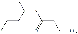 3-amino-N-(pentan-2-yl)propanamide Structure