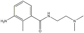 3-amino-N-[2-(dimethylamino)ethyl]-2-methylbenzamide Structure