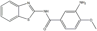3-amino-N-1,3-benzothiazol-2-yl-4-methoxybenzamide