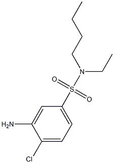 3-amino-N-butyl-4-chloro-N-ethylbenzene-1-sulfonamide
