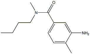 3-amino-N-butyl-N,4-dimethylbenzamide Struktur