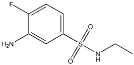 3-amino-N-ethyl-4-fluorobenzene-1-sulfonamide Structure