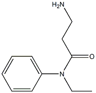 3-amino-N-ethyl-N-phenylpropanamide Struktur