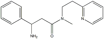 3-amino-N-methyl-3-phenyl-N-[2-(pyridin-2-yl)ethyl]propanamide