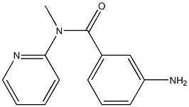 3-amino-N-methyl-N-(pyridin-2-yl)benzamide 结构式