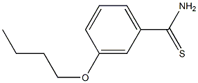 3-butoxybenzenecarbothioamide Structure