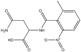 3-carbamoyl-2-[(2-methyl-6-nitrophenyl)formamido]propanoic acid
