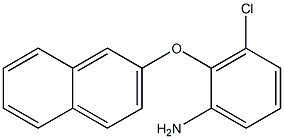 3-chloro-2-(naphthalen-2-yloxy)aniline Structure