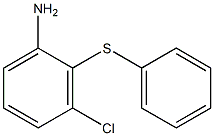 3-chloro-2-(phenylsulfanyl)aniline 化学構造式