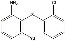 3-chloro-2-[(2-chlorophenyl)sulfanyl]aniline Structure