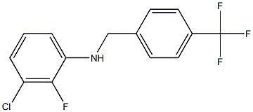 3-chloro-2-fluoro-N-{[4-(trifluoromethyl)phenyl]methyl}aniline