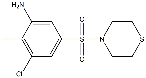 3-chloro-2-methyl-5-(thiomorpholine-4-sulfonyl)aniline