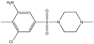 3-chloro-2-methyl-5-[(4-methylpiperazine-1-)sulfonyl]aniline