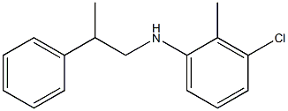 3-chloro-2-methyl-N-(2-phenylpropyl)aniline Structure