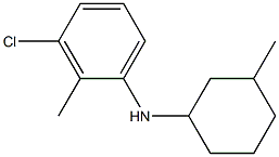 3-chloro-2-methyl-N-(3-methylcyclohexyl)aniline