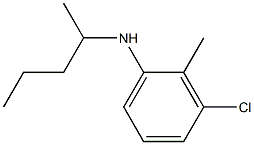 3-chloro-2-methyl-N-(pentan-2-yl)aniline Structure