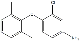 3-chloro-4-(2,6-dimethylphenoxy)aniline,,结构式