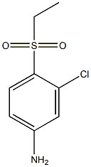 3-chloro-4-(ethylsulfonyl)aniline Structure