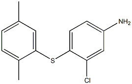 3-chloro-4-[(2,5-dimethylphenyl)sulfanyl]aniline