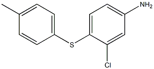 3-chloro-4-[(4-methylphenyl)sulfanyl]aniline Structure